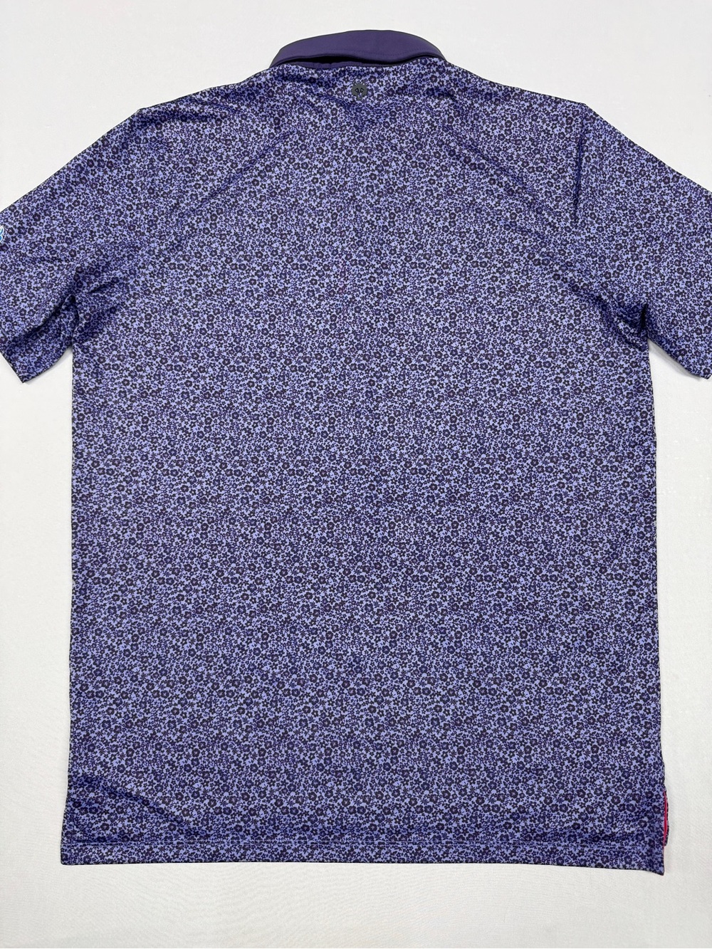 Men’s Medium Greyson Purple Performance Golf Polo Short Sleeve Shirt - Picture 6 of 7